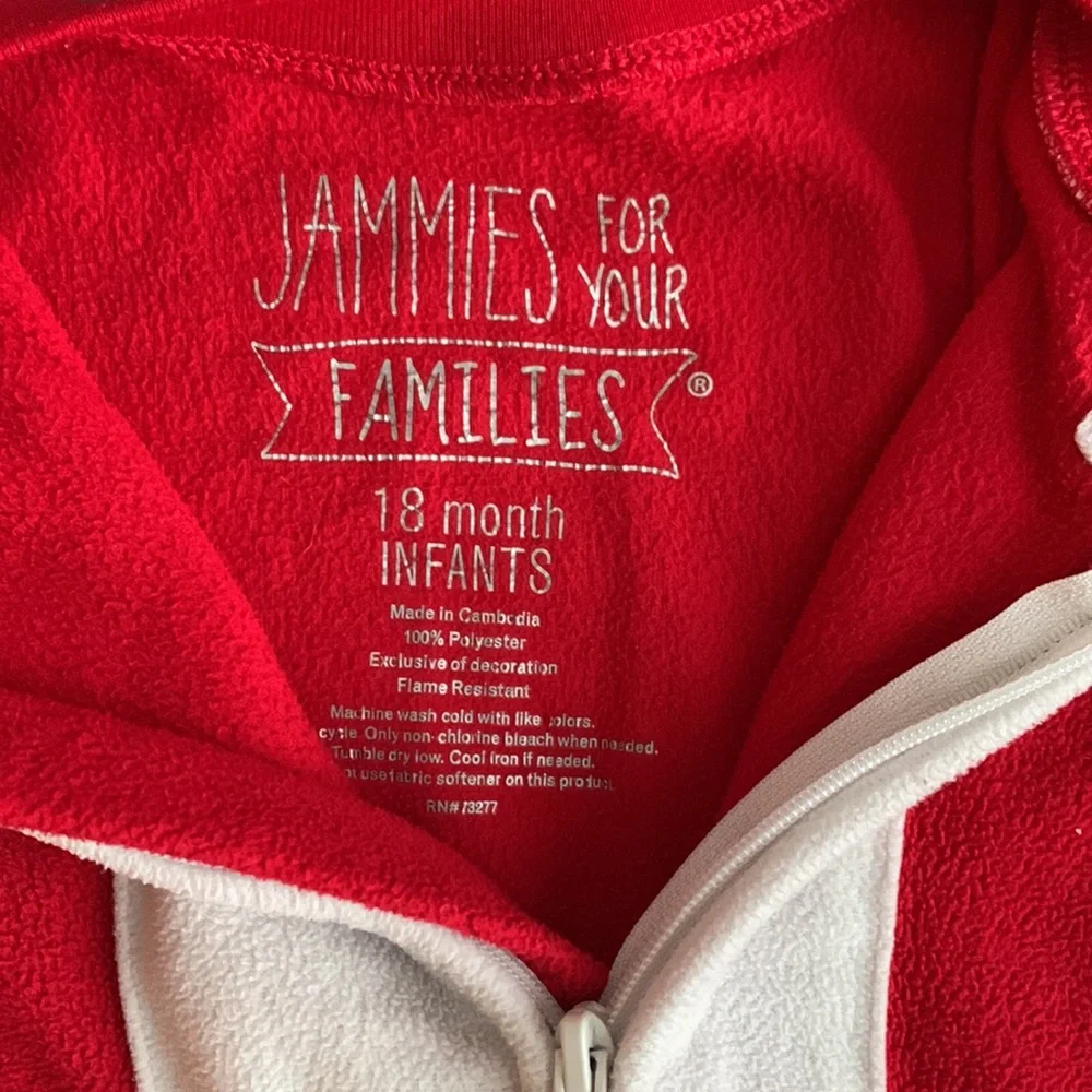 Christmas Jammies for your family Santa Suit Footed Sleeper/Footed PJs 18 months